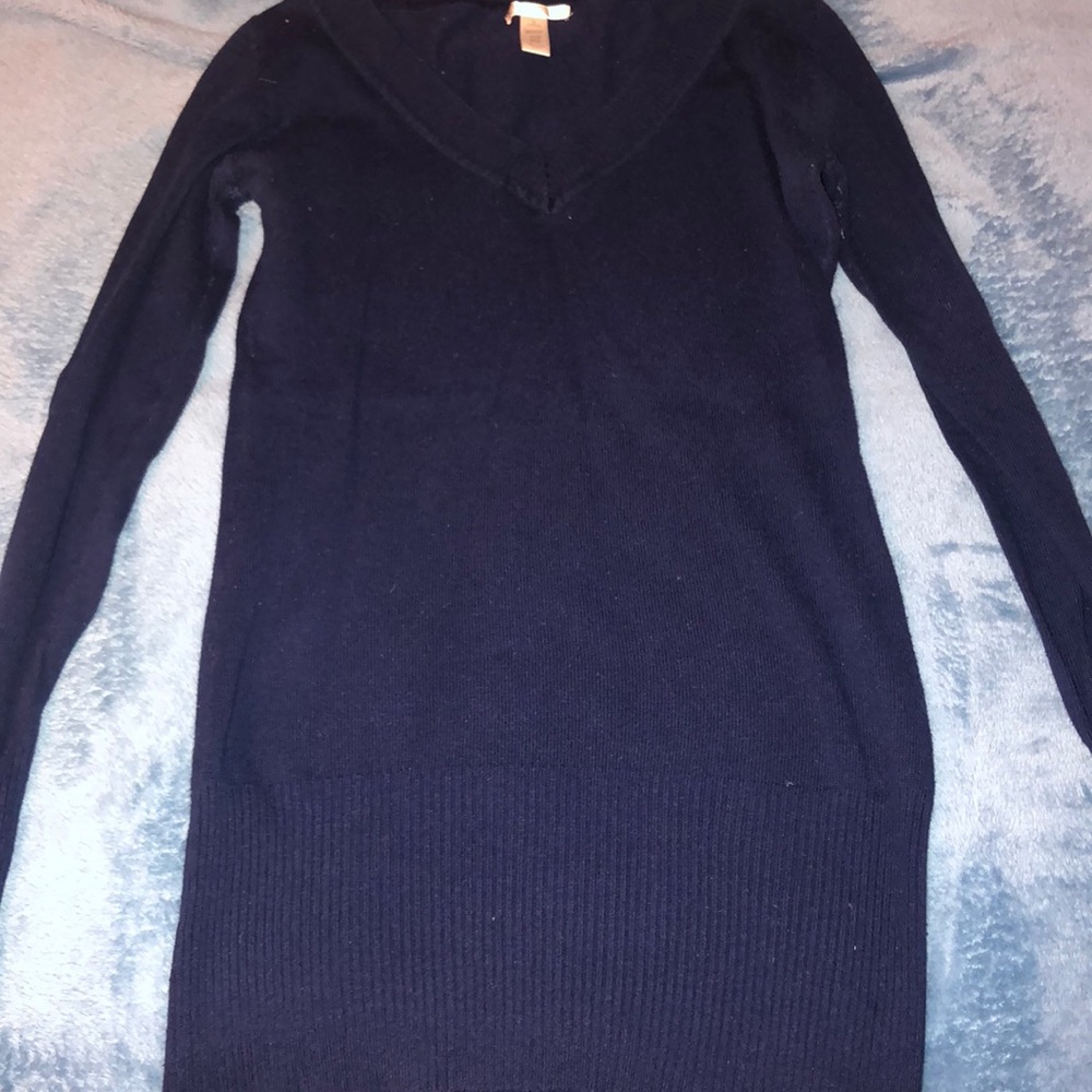 Long Navy Sweater